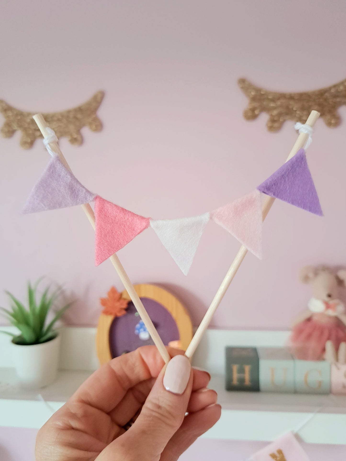 Mini Bunting/Cake Topper