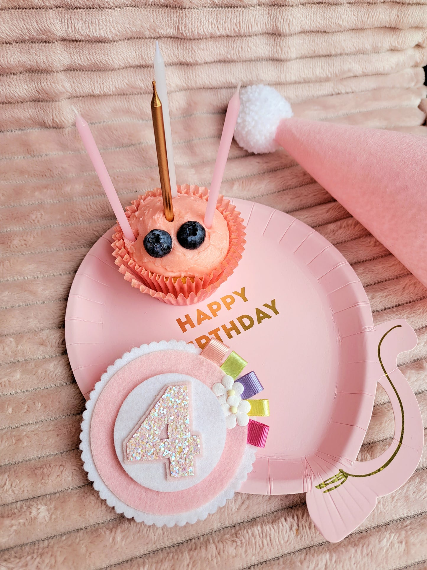 Long Pink Birthday Candles