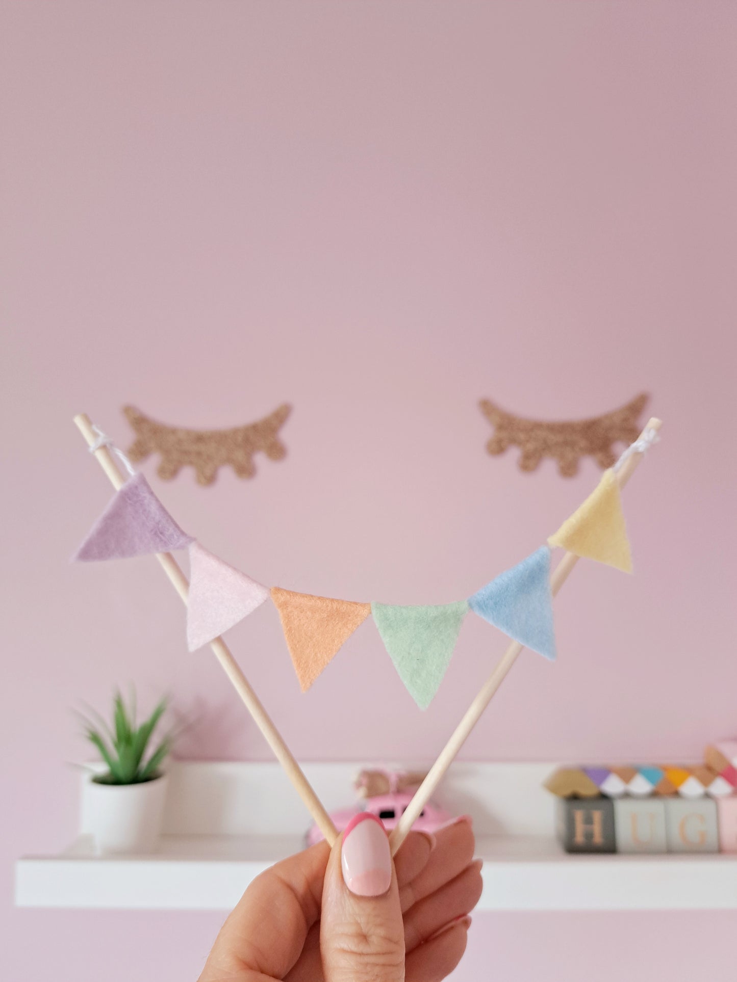 Mini Bunting/Cake Topper