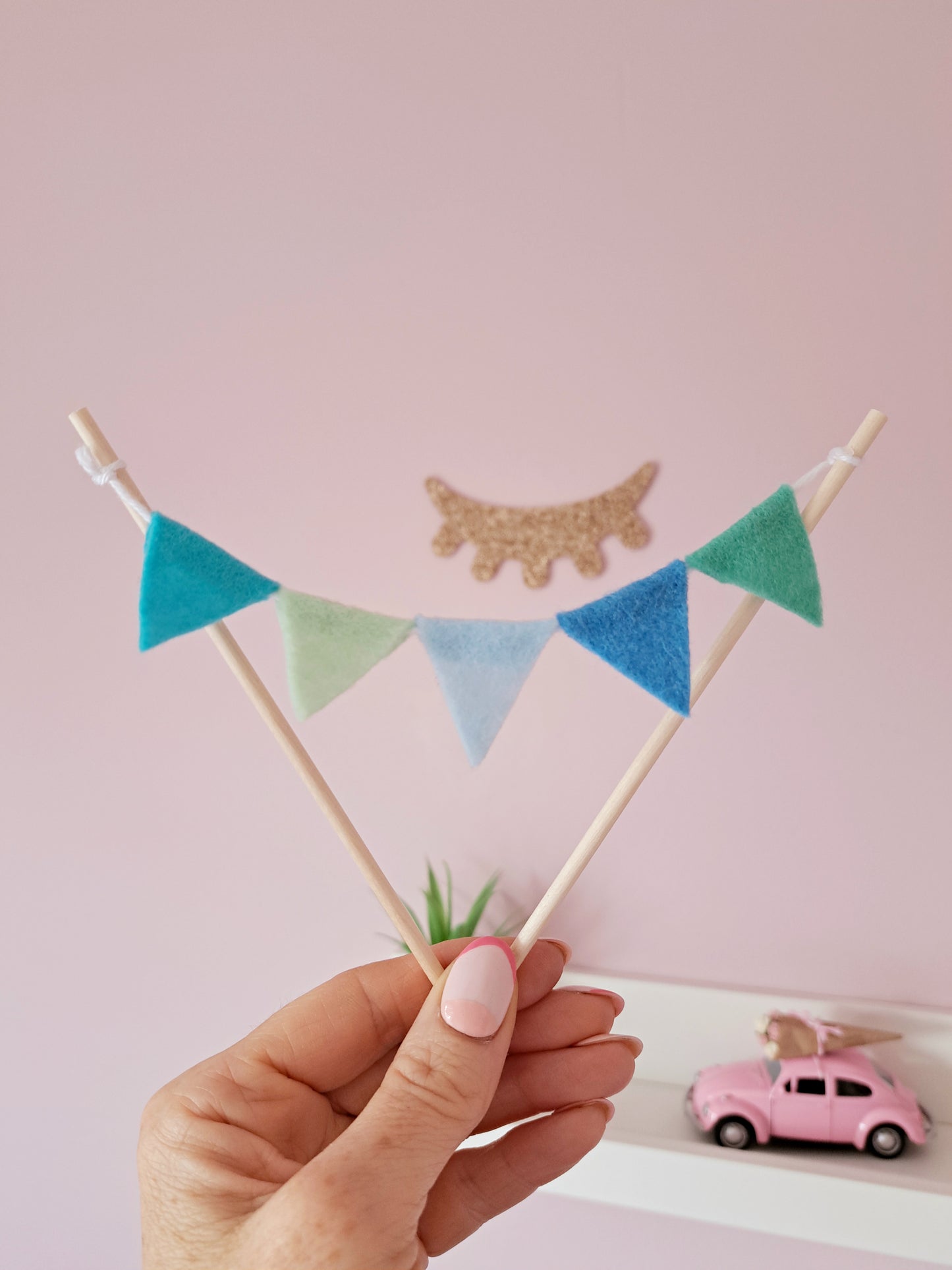 Mini Bunting/Cake Topper