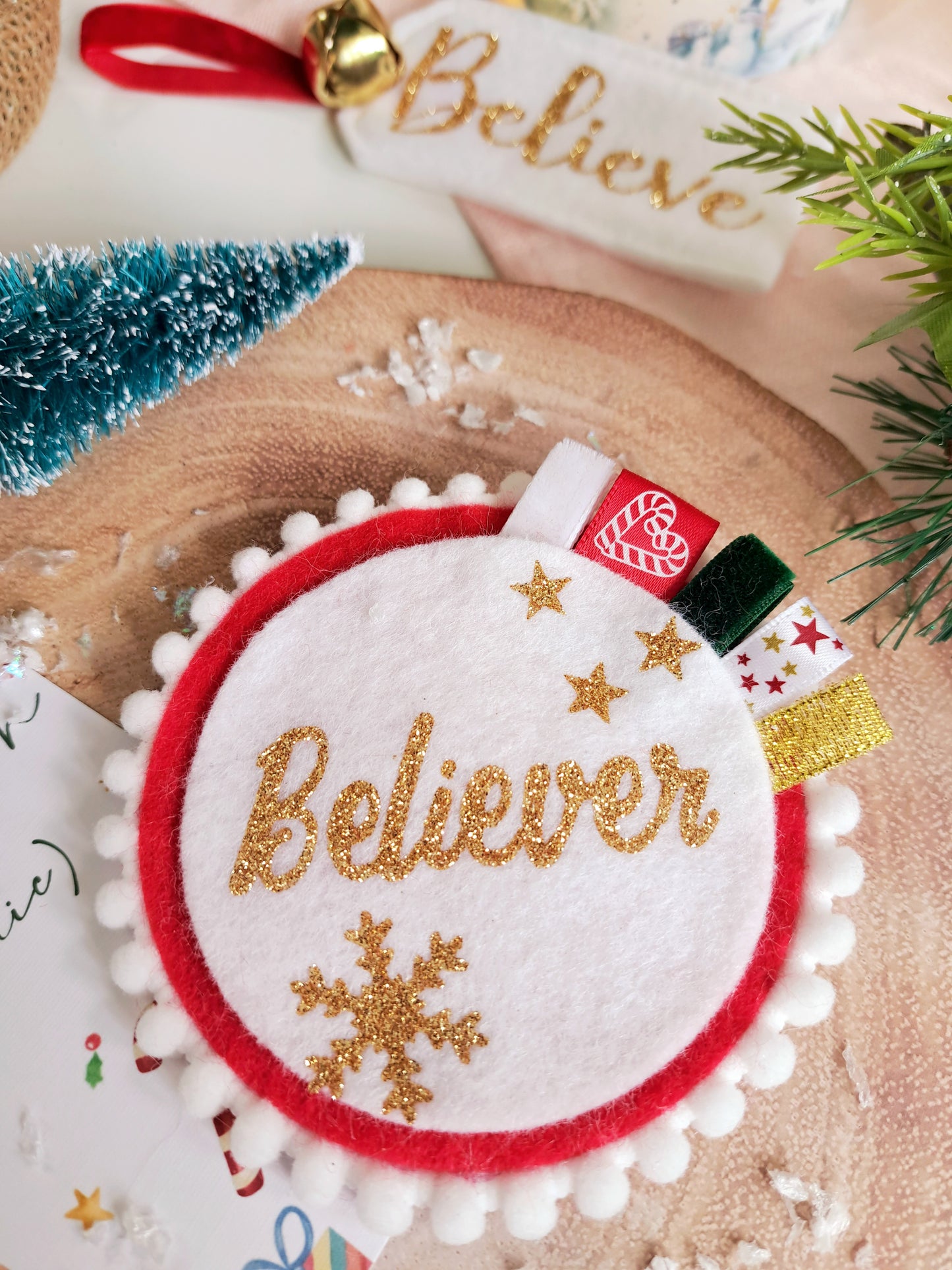 Christmas Felt Badge