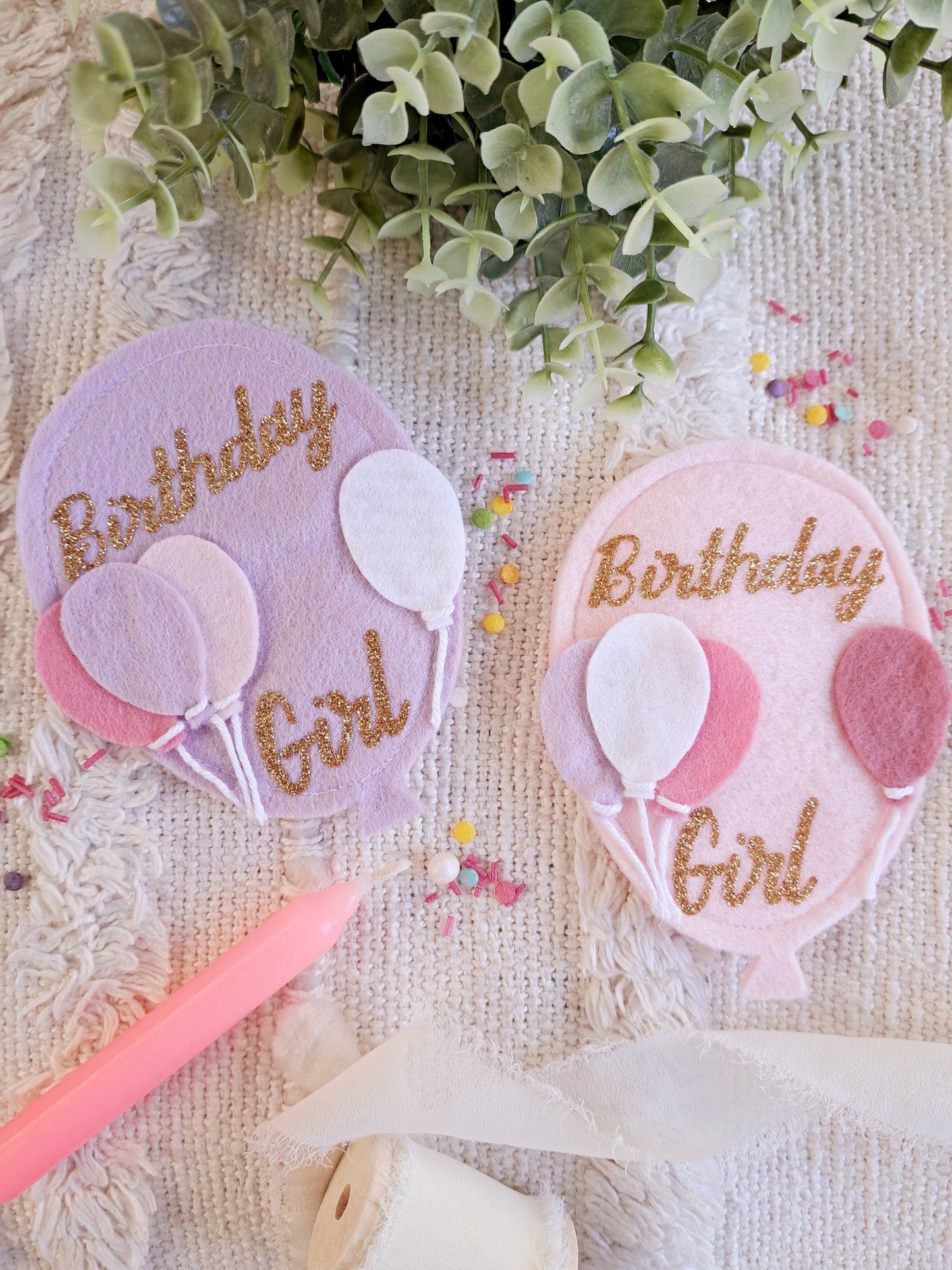 Balloon Birthday Badge