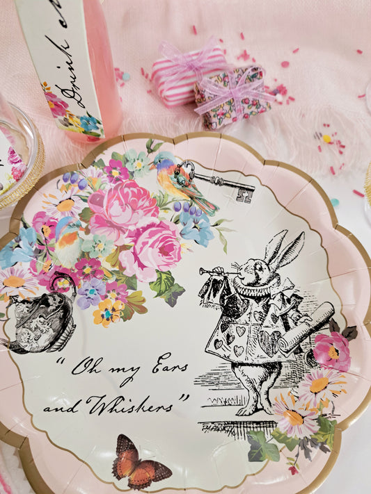 Alice in Wonderland Paper Plates