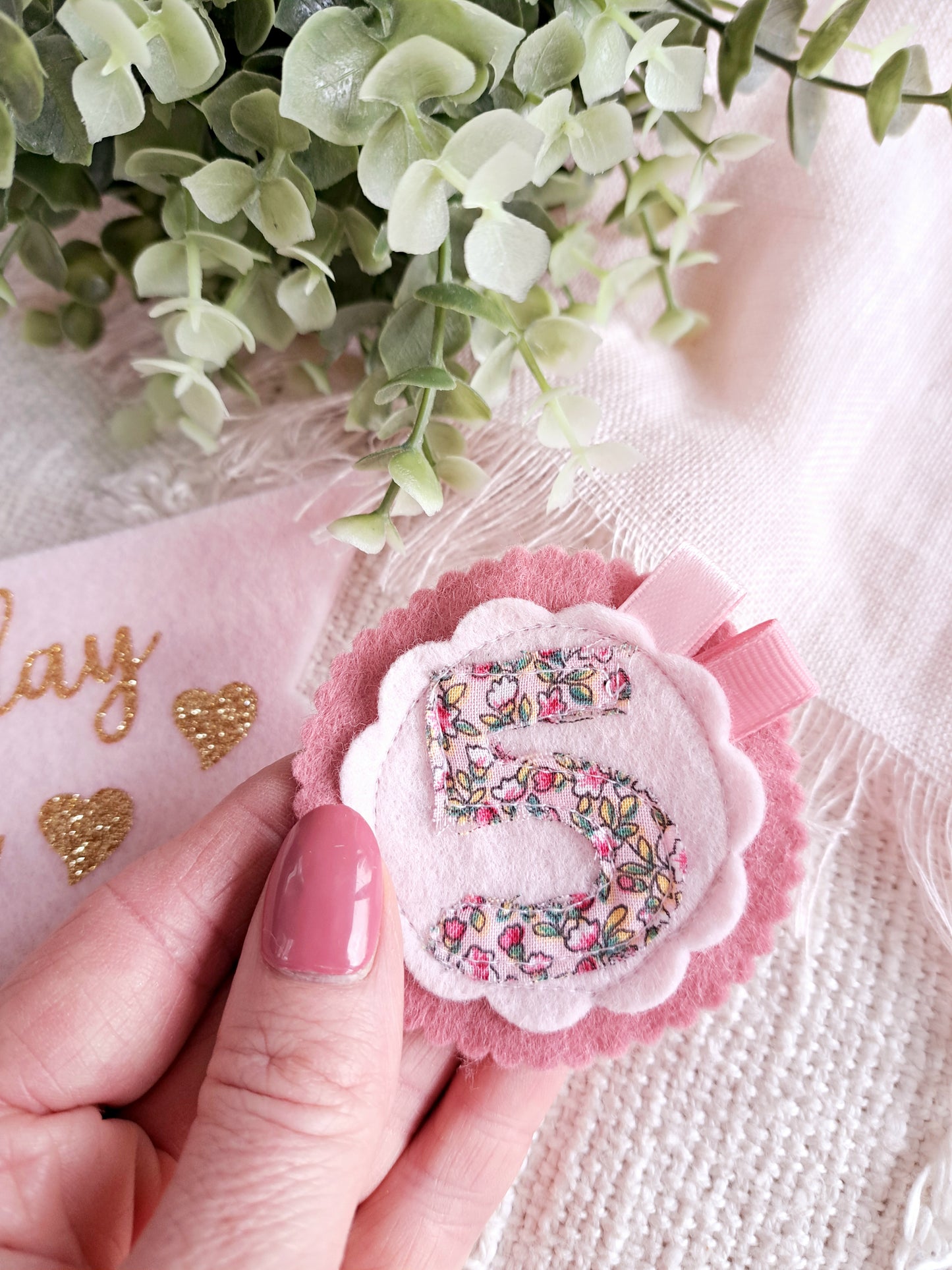 Number Birthday Badge