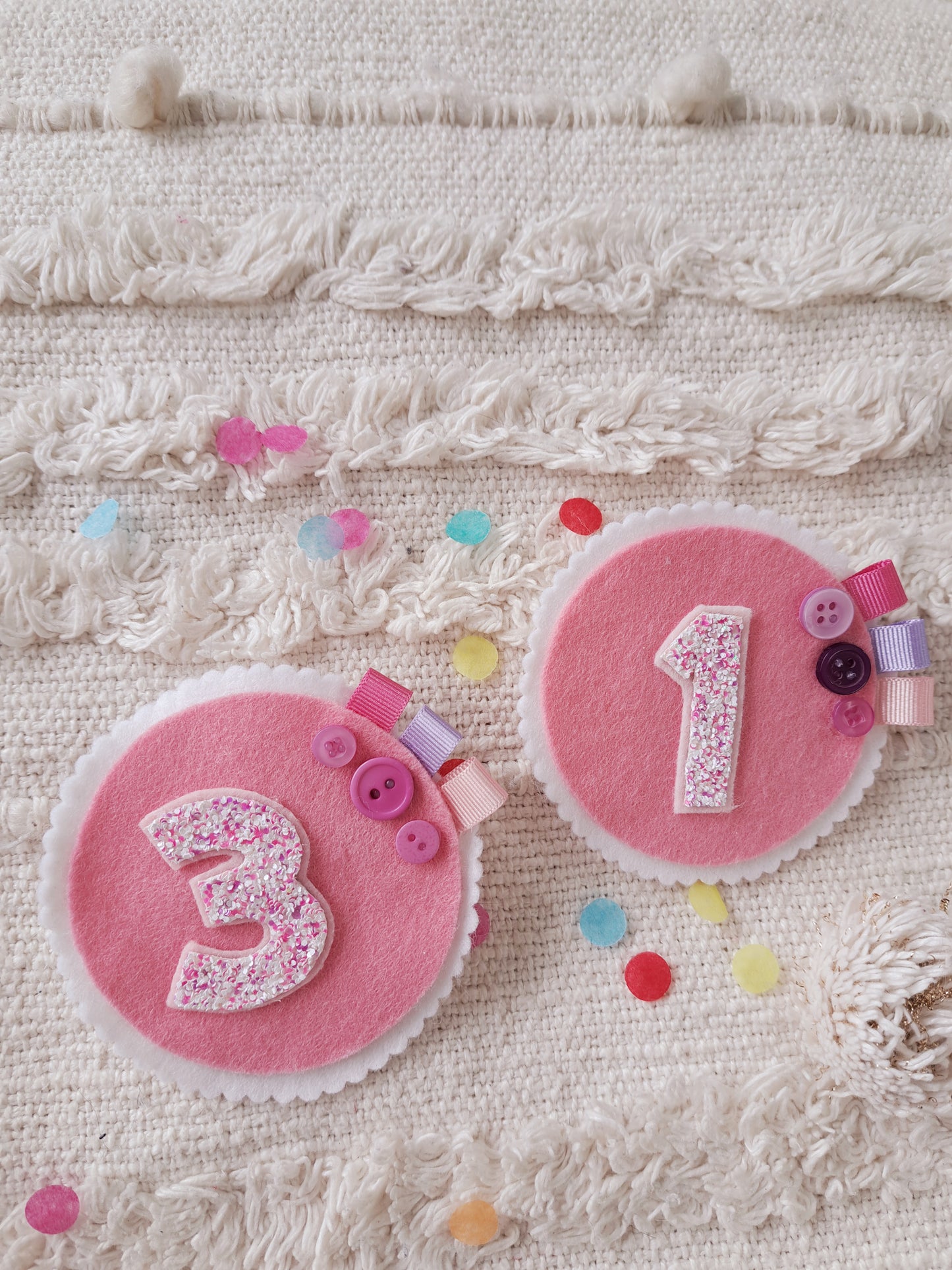 'Confetti' Birthday Badge