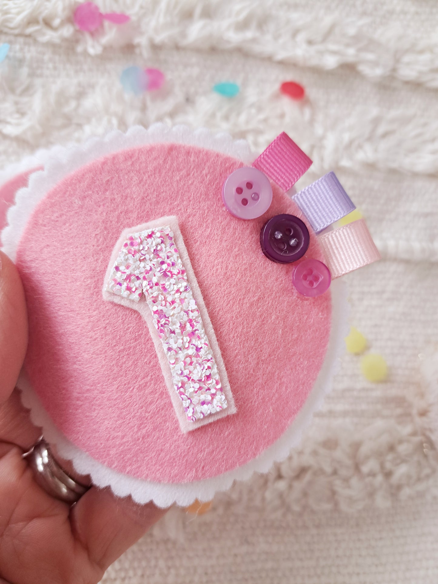 'Confetti' Birthday Badge