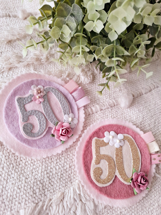 50th Birthday Badge