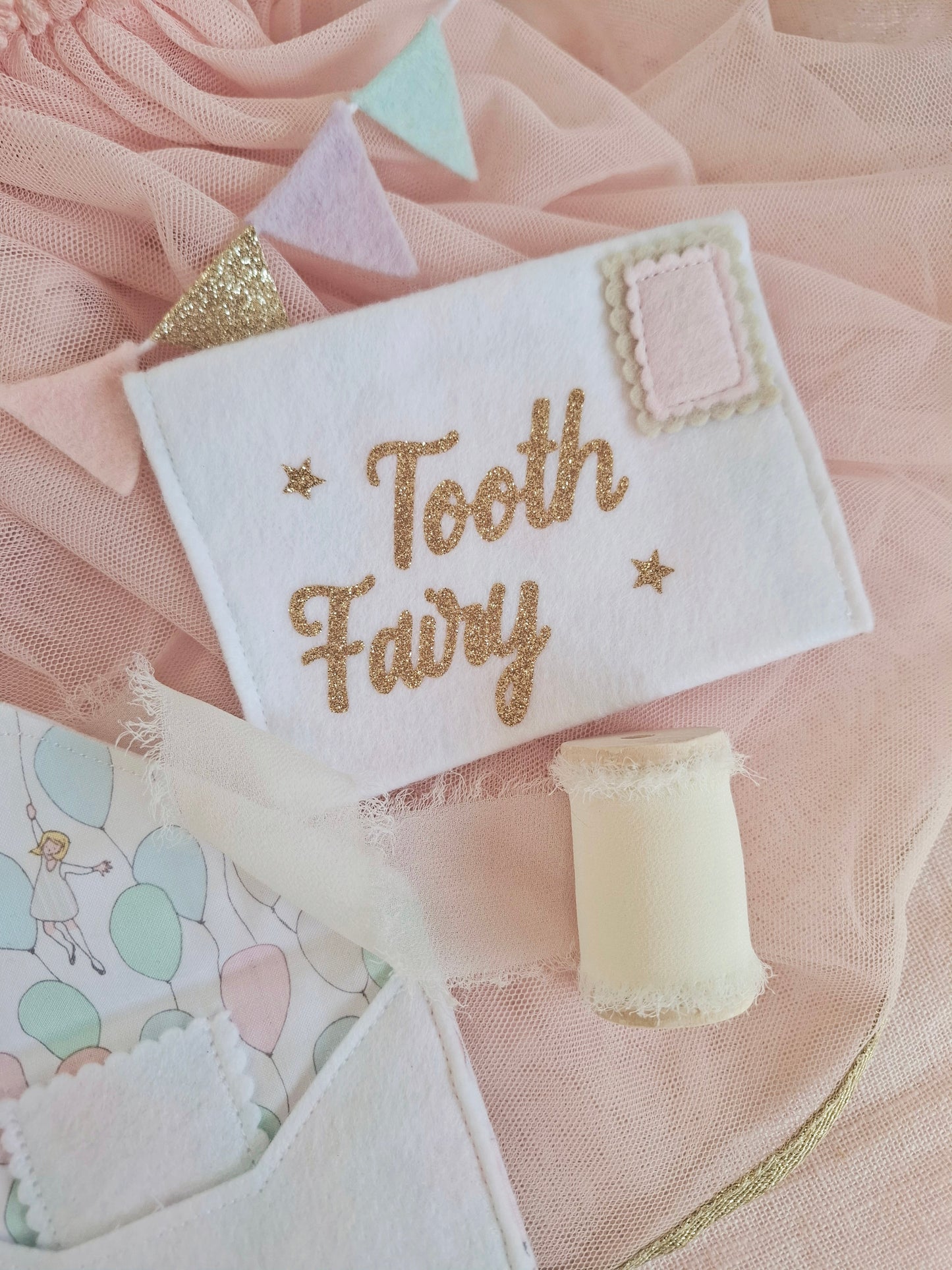 Fabric Tooth Fairy Envelope