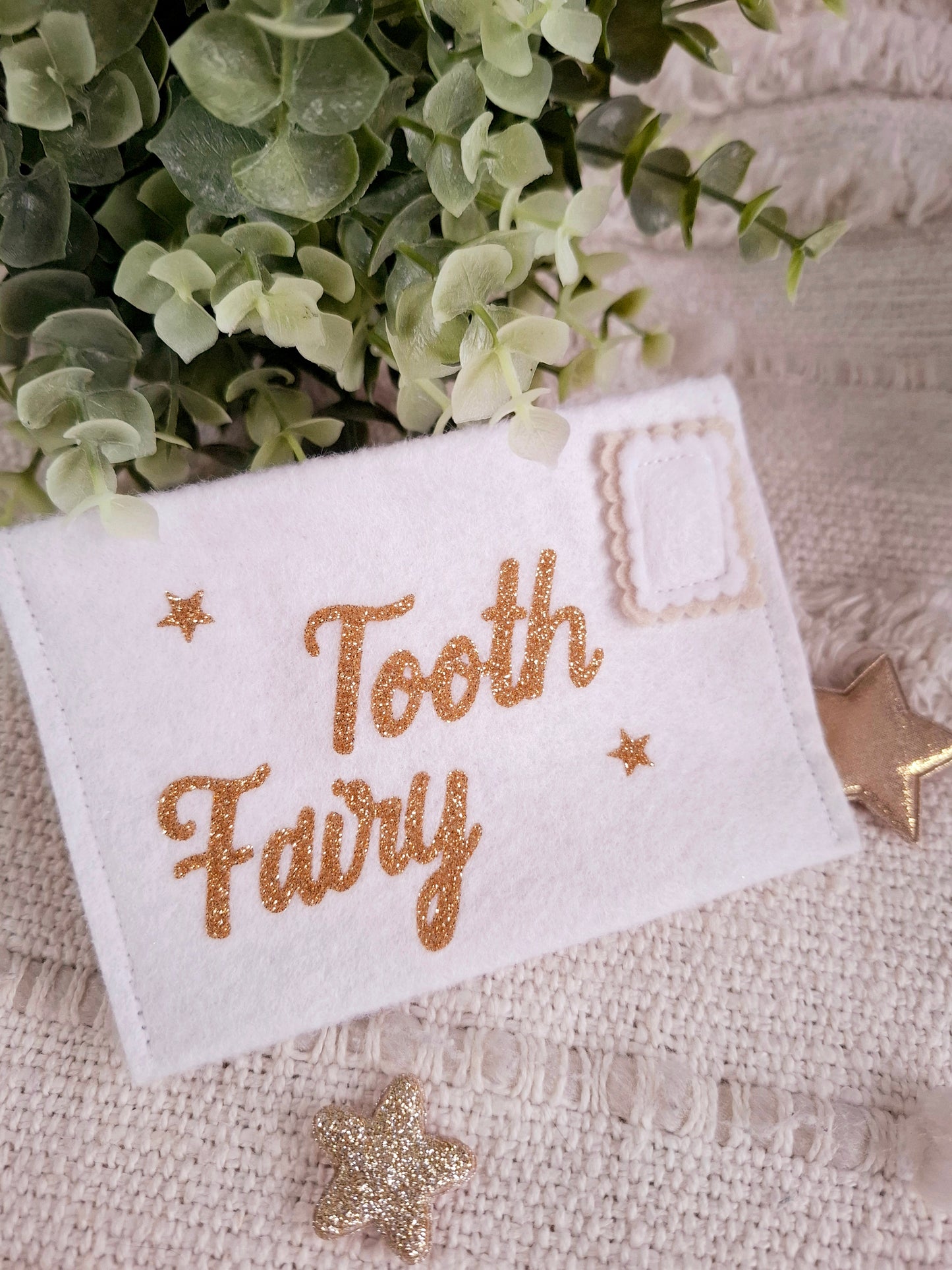 Fabric Tooth Fairy Envelope