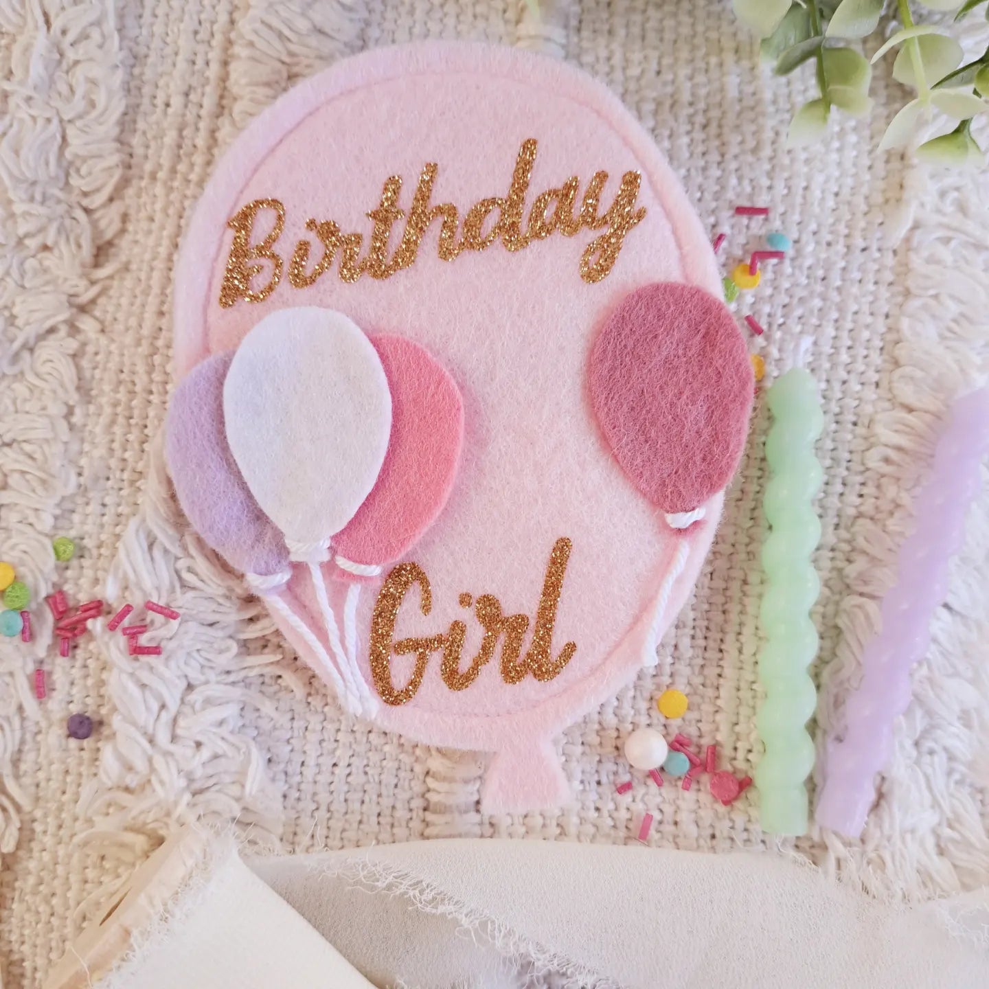 Balloon Birthday Badge