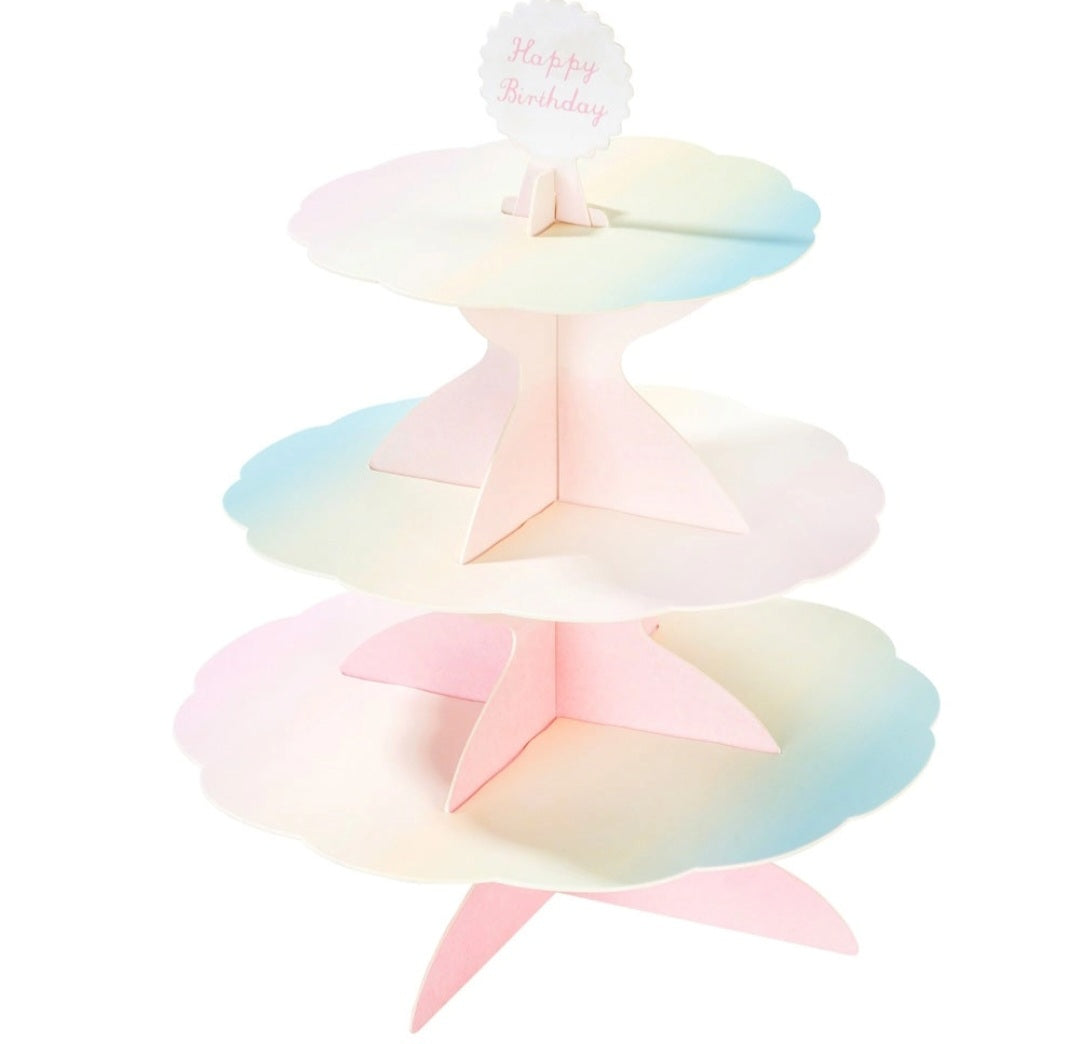 Pastel cakestand