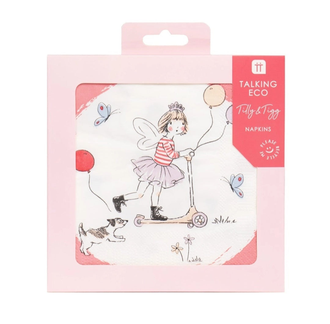 Tilly and Tigg paper napkins