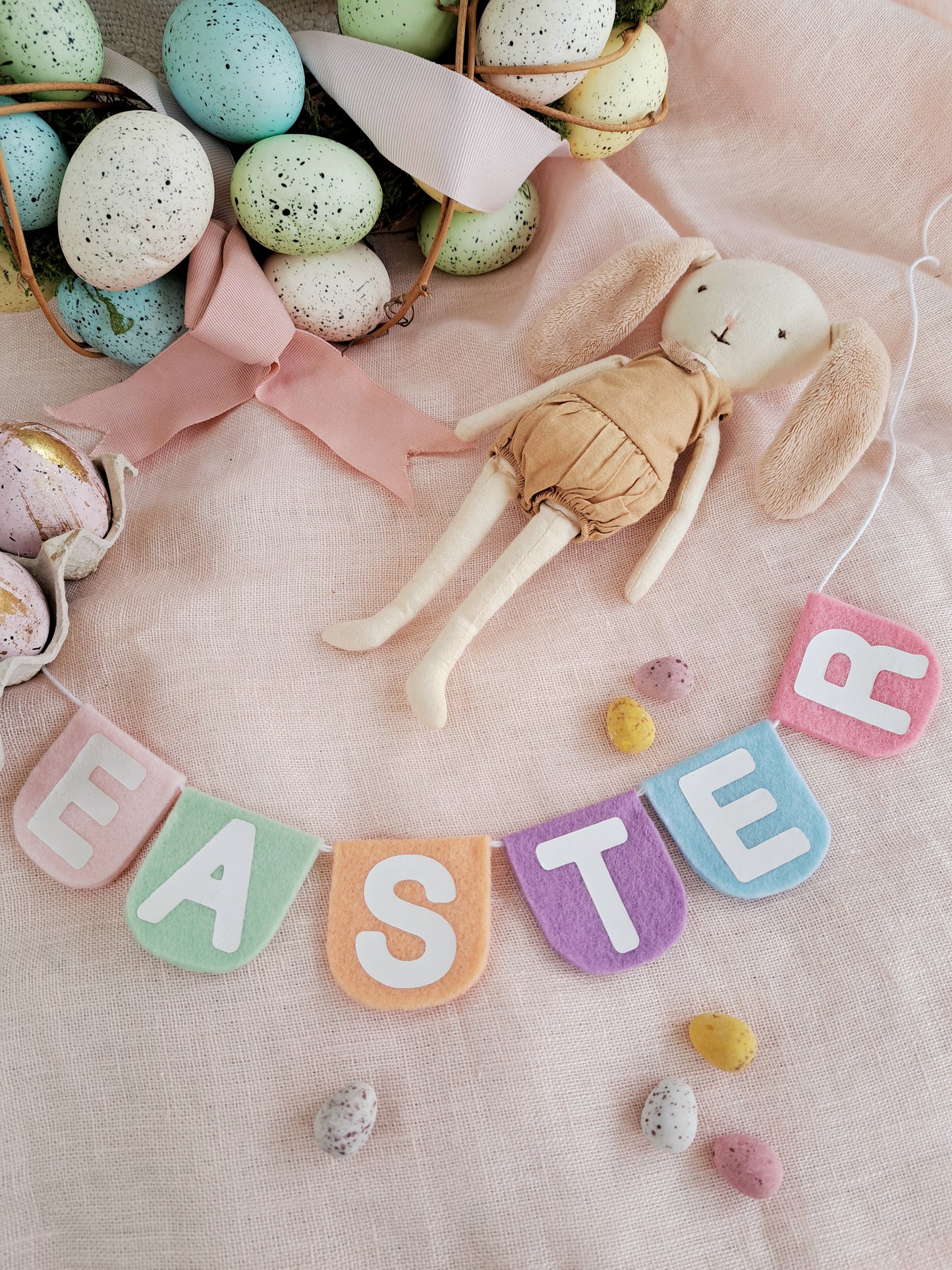 Pastel Bunting, Personalised